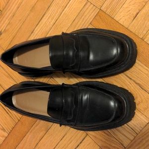 Lug sole penny loafers - chunky loafer